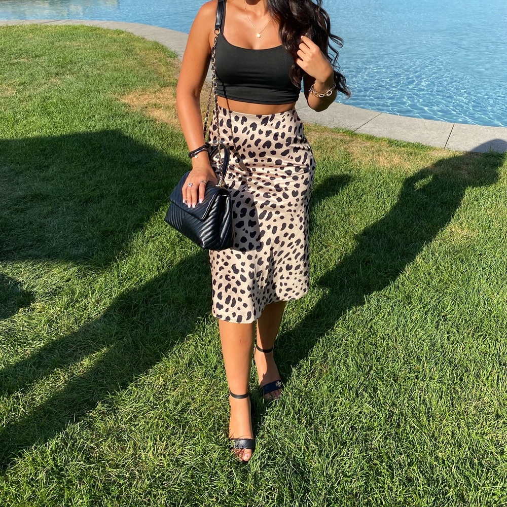 Cheetah Skirt.